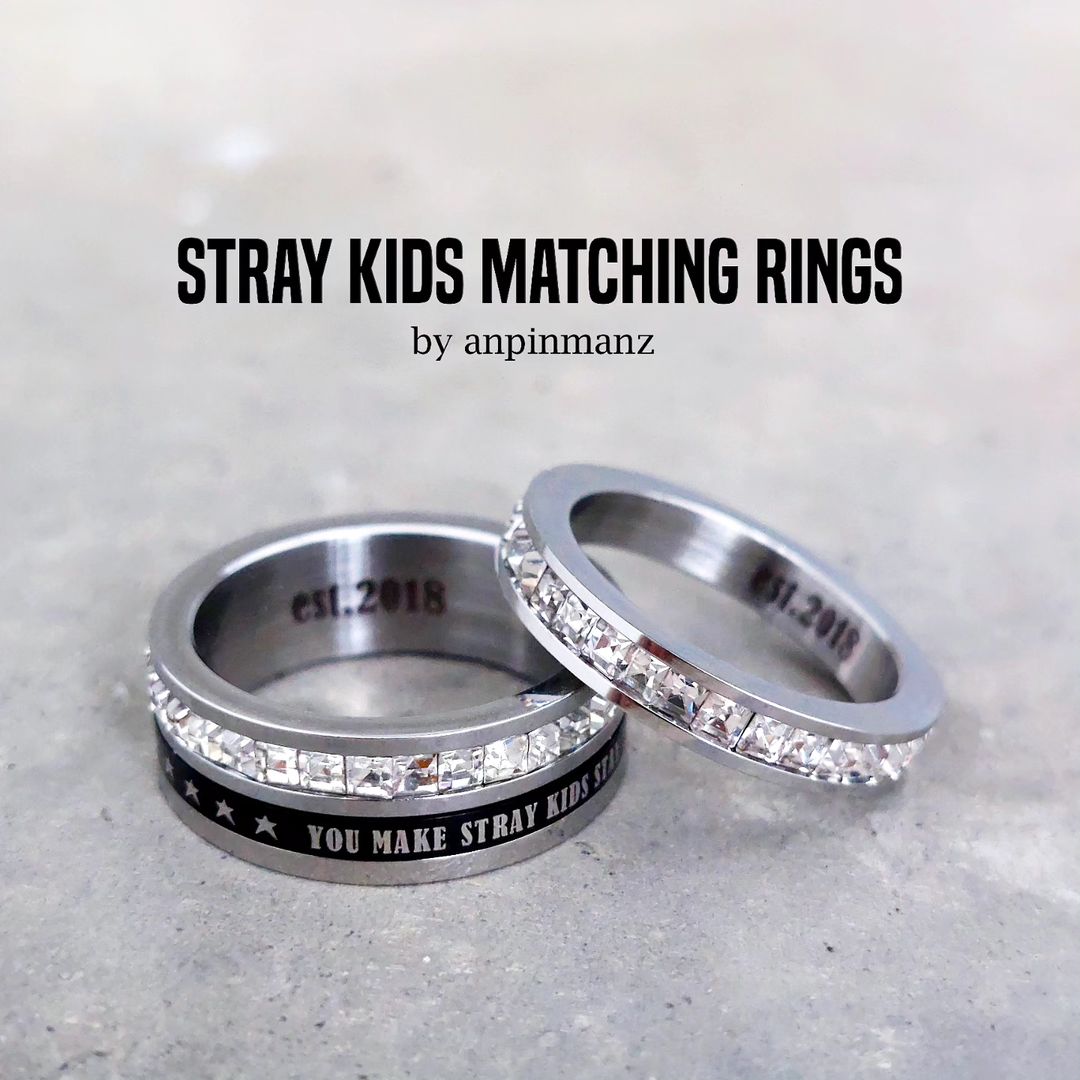 Stray Kids matching ring collection