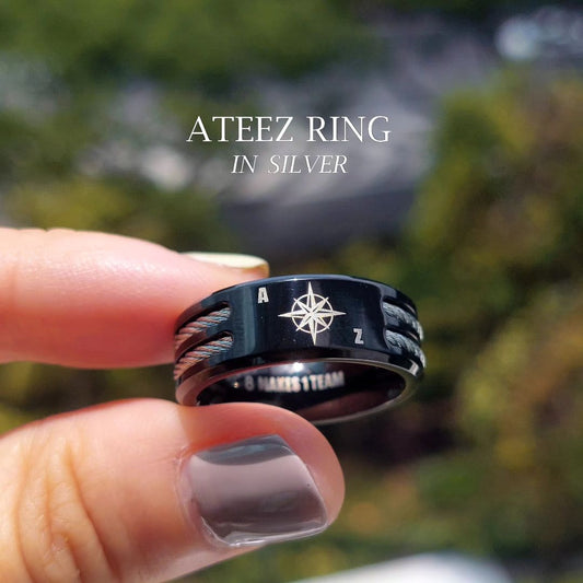 Ateez ring (in silver)