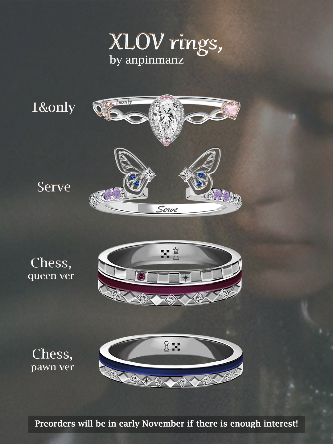 XLOV chess rings (preorder)
