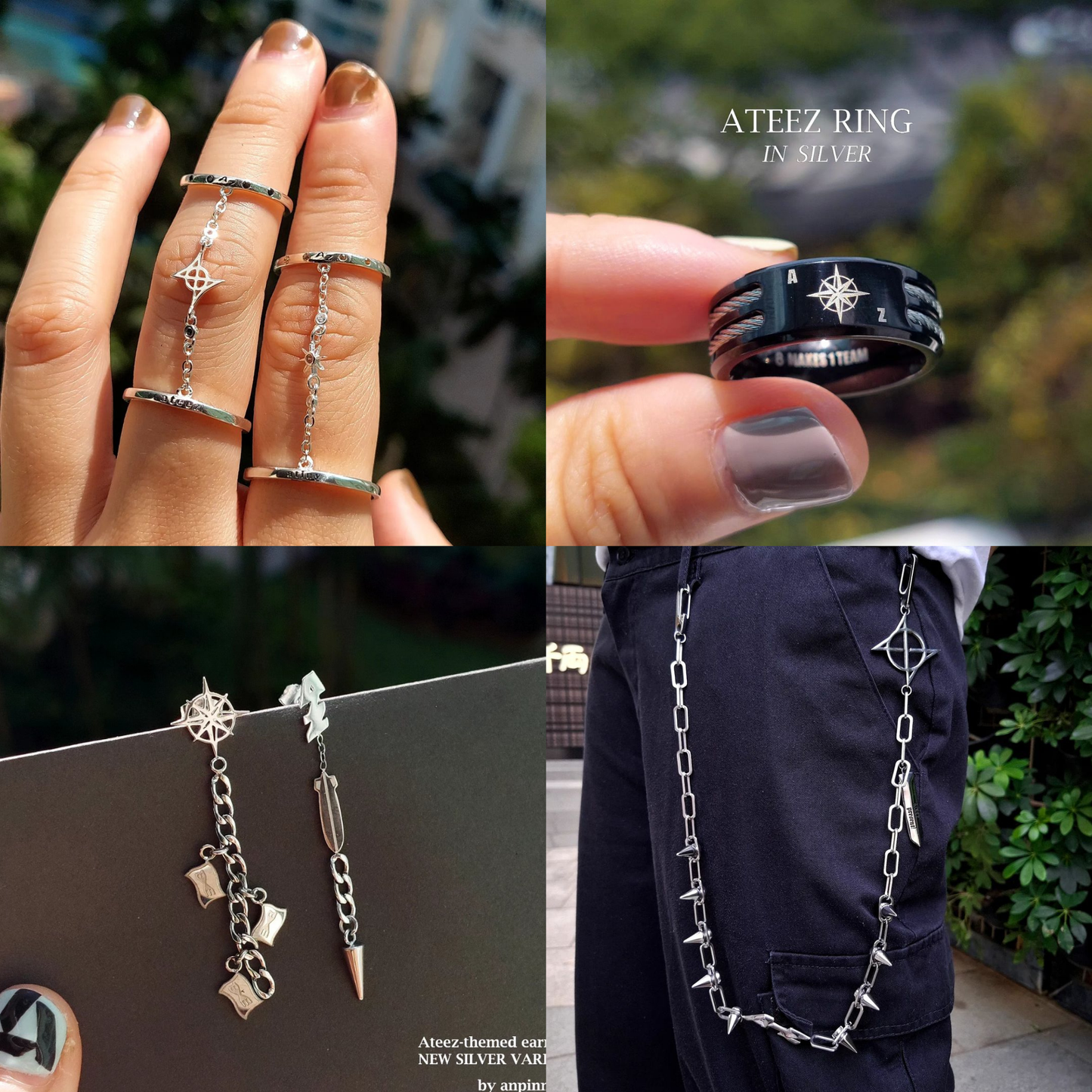 Ateez jewelry sale (NO RESTOCK)