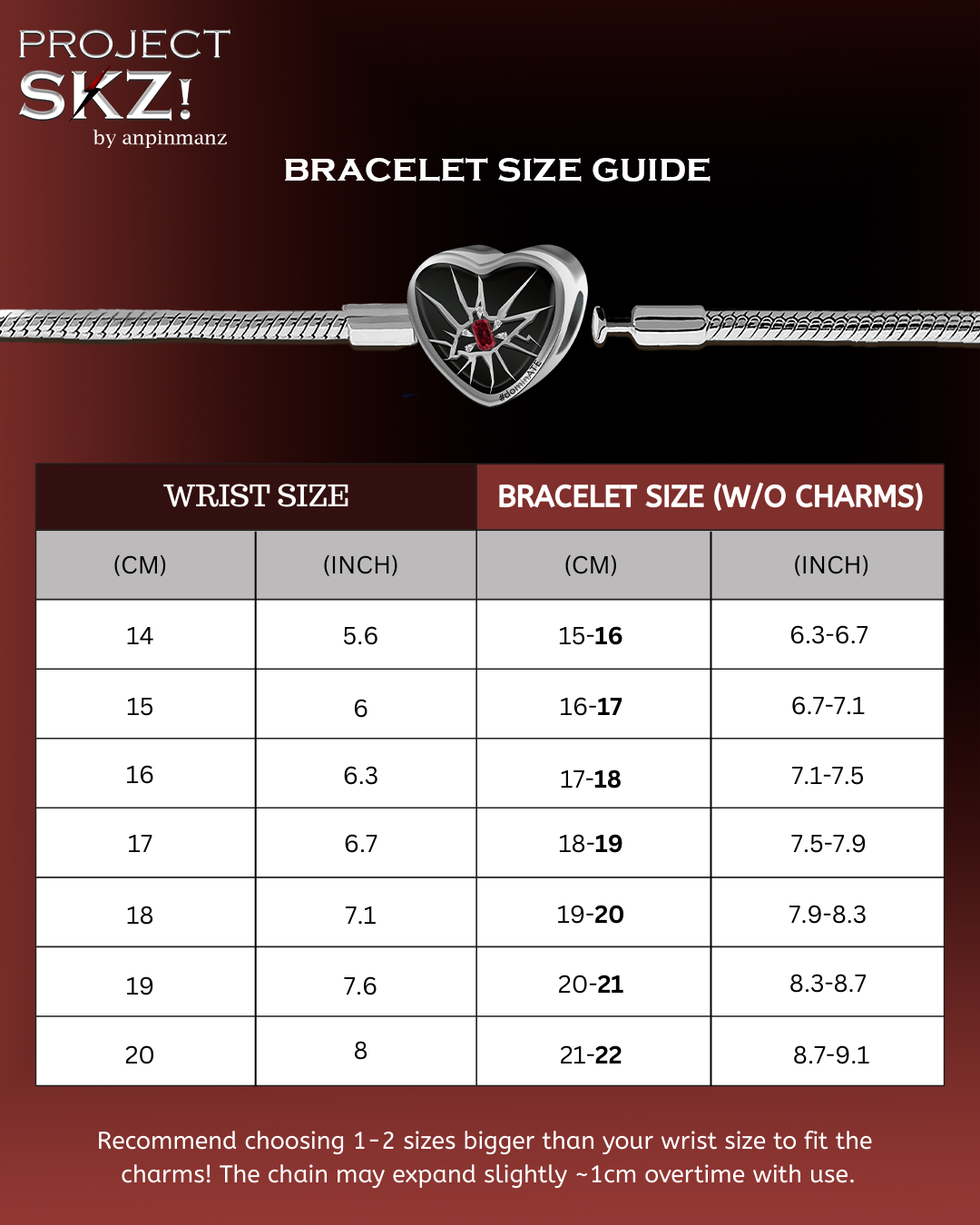 PROJECT SKZ! dominATE clasp bracelet
