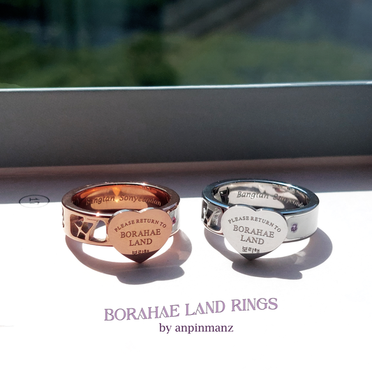 BTS Borahae Land rings