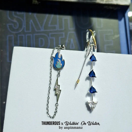 SKZ Thunderous x Walkin On Water earring/earcuff