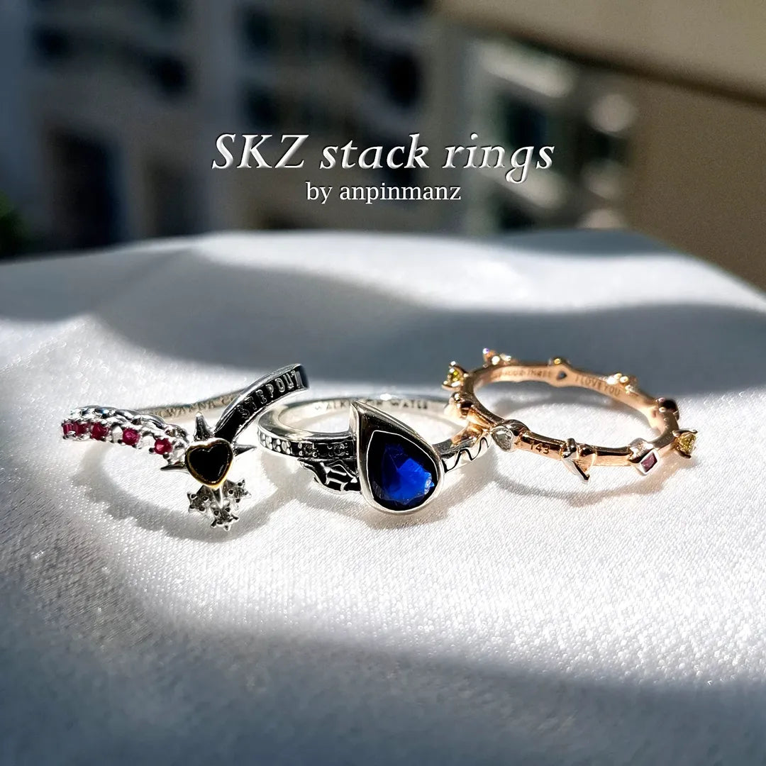SKZ stack rings – anpinmanz SKZ stack rings – anpinmanz