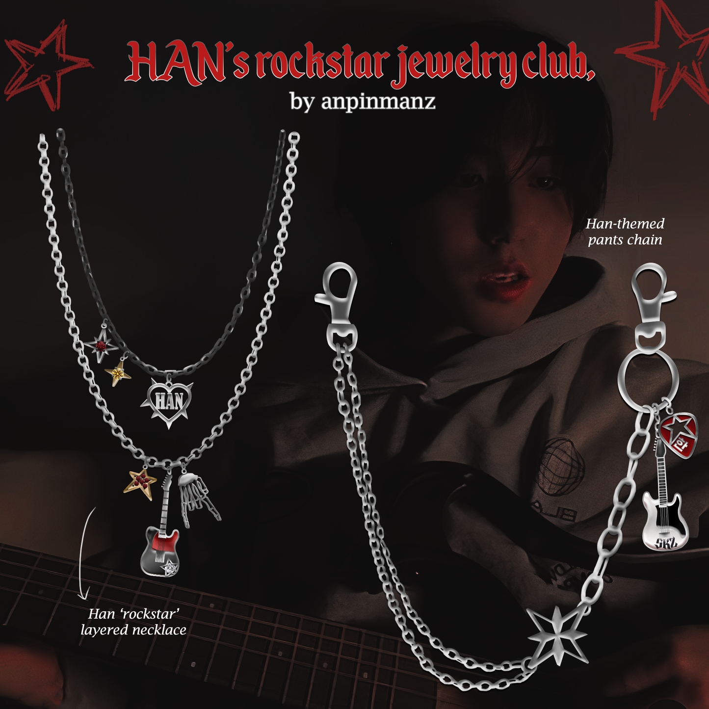 PREORDER: Han Rockstar jewelry