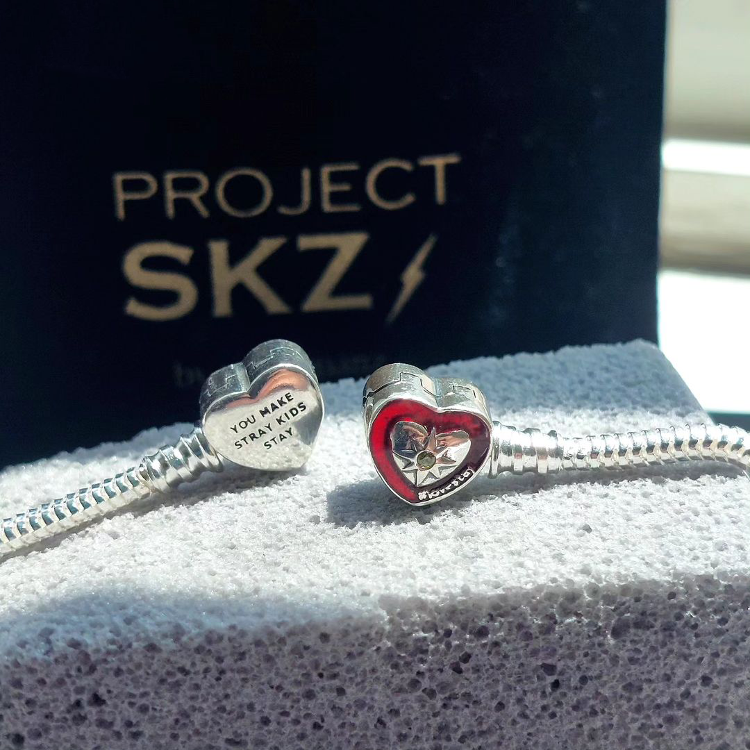 PROJECT SKZ! heart clasp bracelet (STURDIER VERSION)