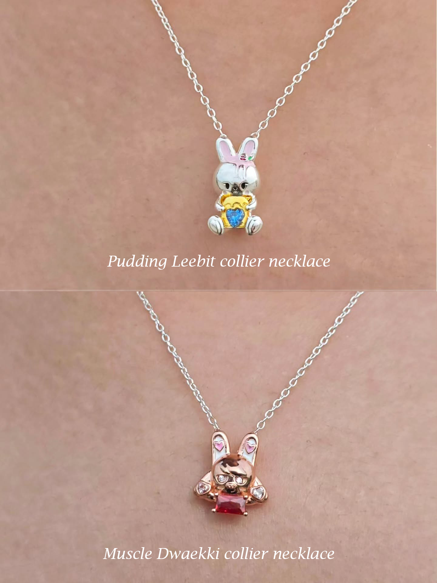 Project SKZ Leeknow & Changbin charms/necklaces