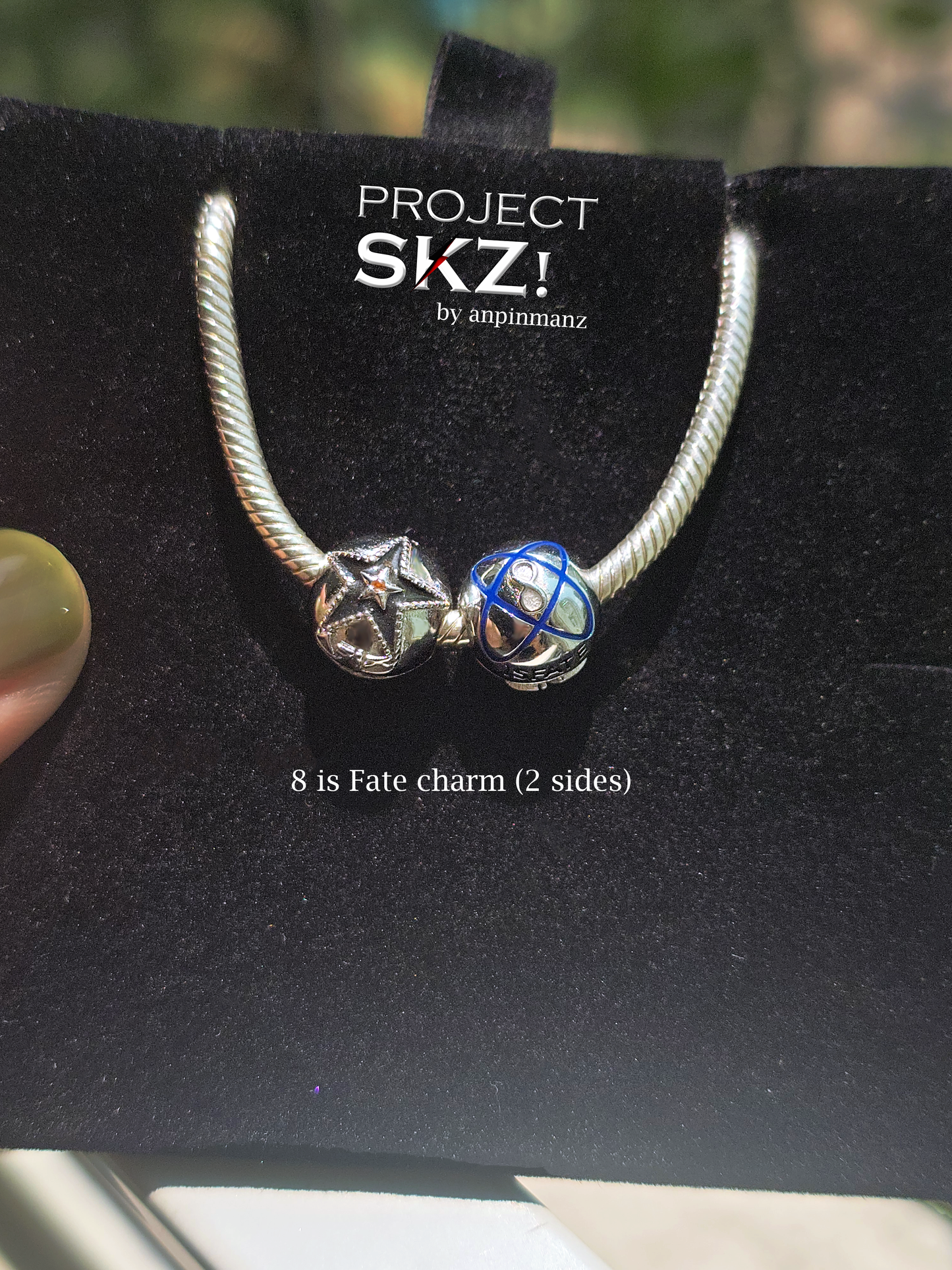 Project SKZ Domino & 8 is Fate charms