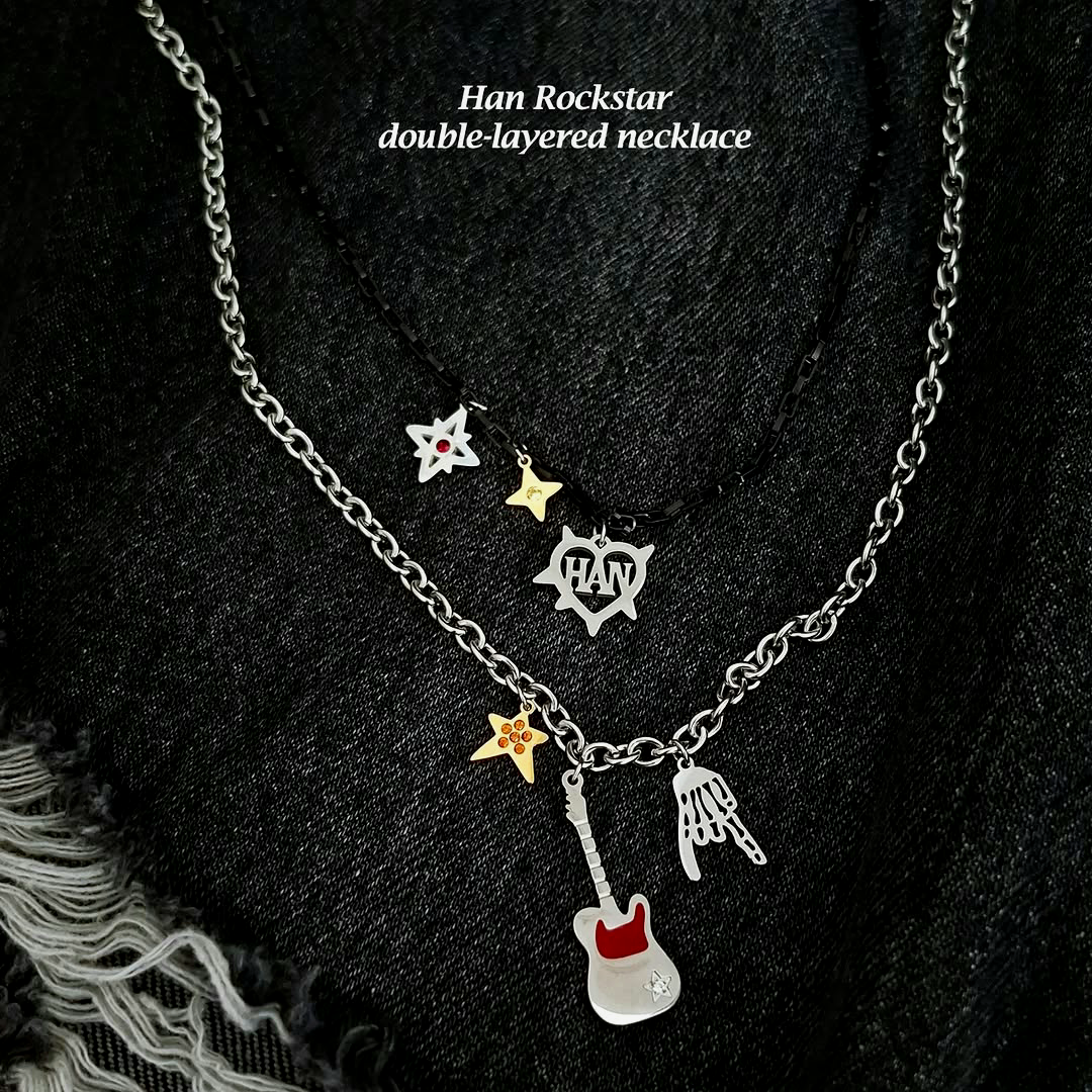 Han Rockstar layered necklace