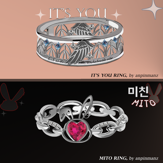 PREORDER: Ateez Its You/Mito rings