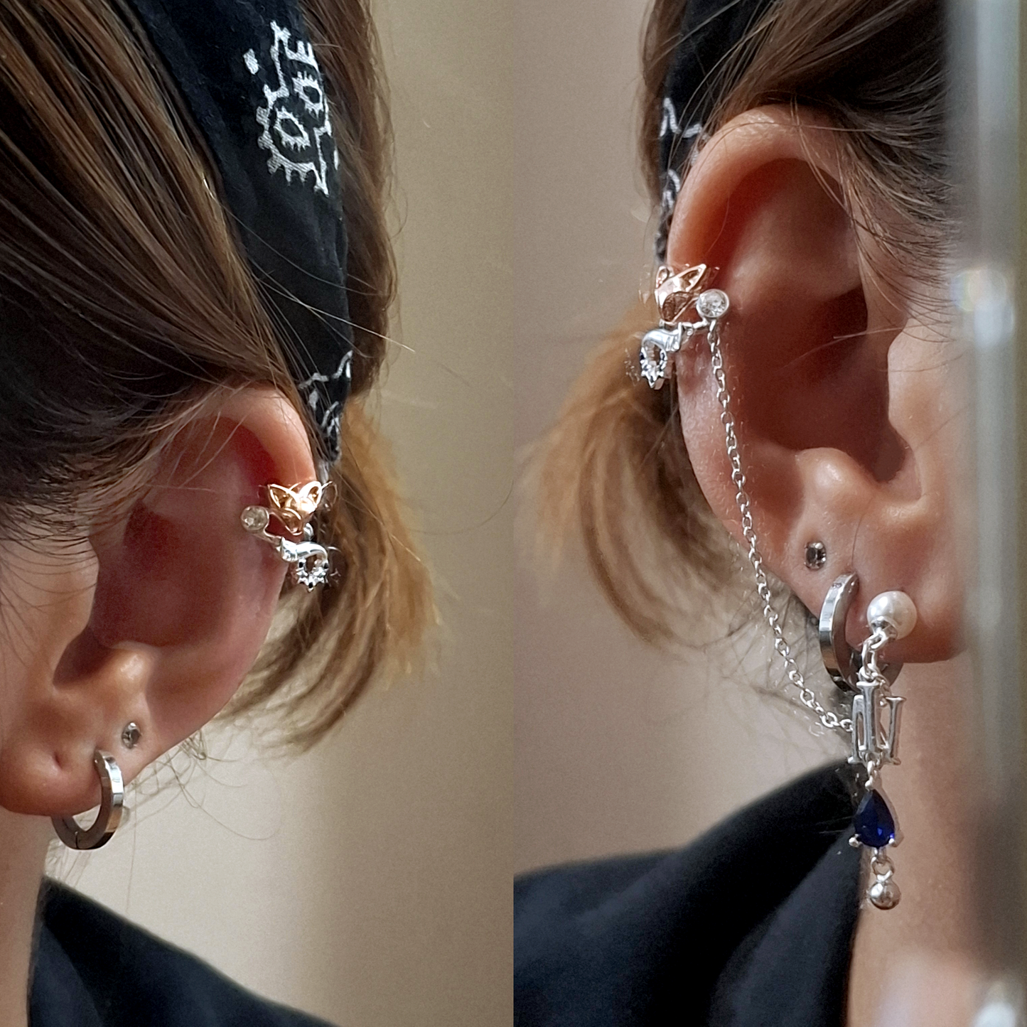 I.N earcuff / earring + earcuff