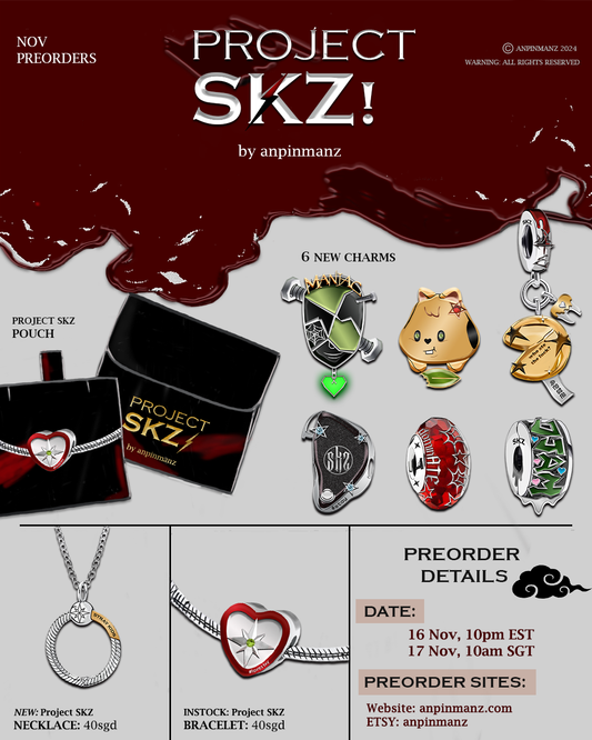 PREORDER: PROJECT SKZ! necklace/bracelet SET