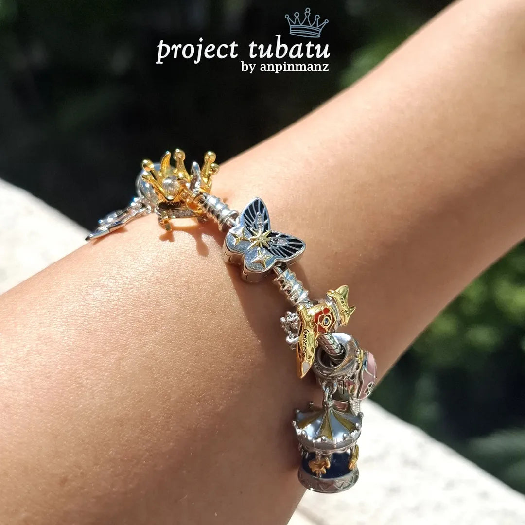 Project Tubatu butterfly clasp bracelet