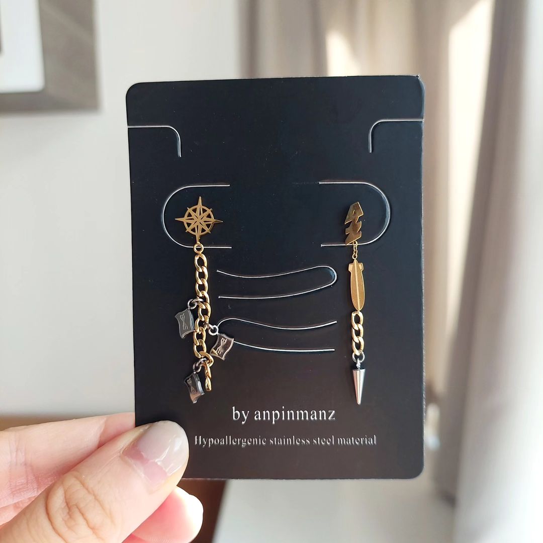 Ateez earrings SILVER/GOLD