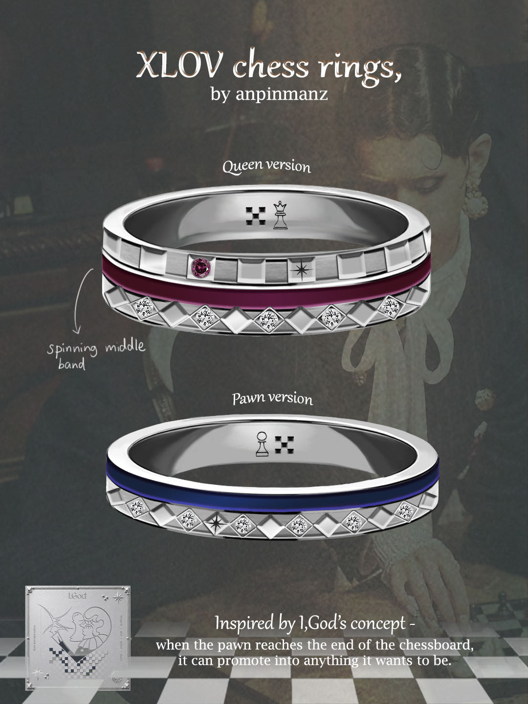 XLOV chess rings (preorder)