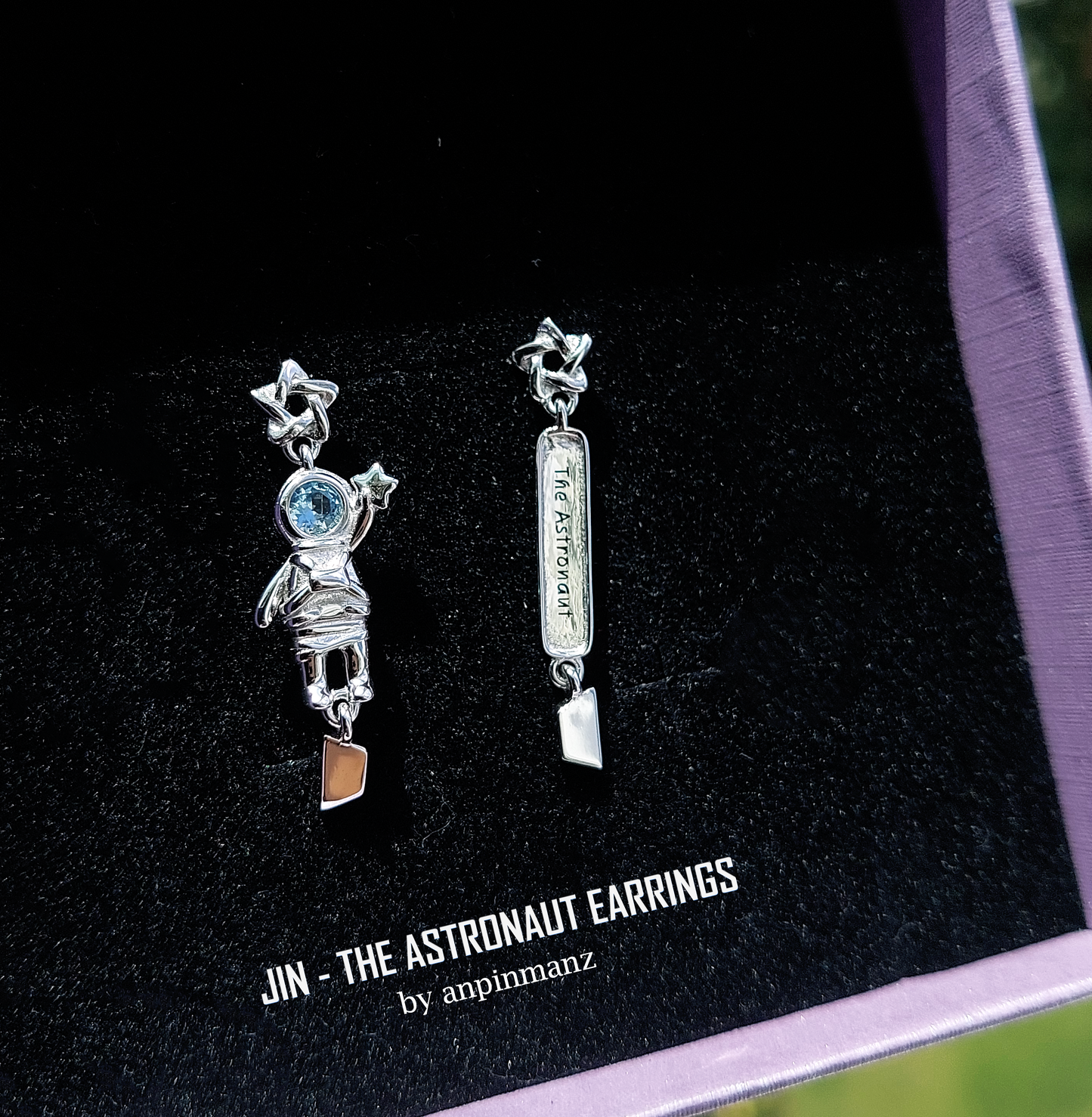 Eatjin necklace & The Astronaut earrings