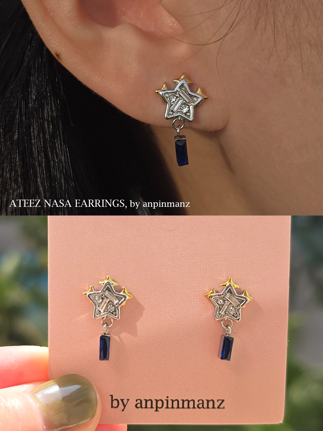 Ateez NASA earrings/charm