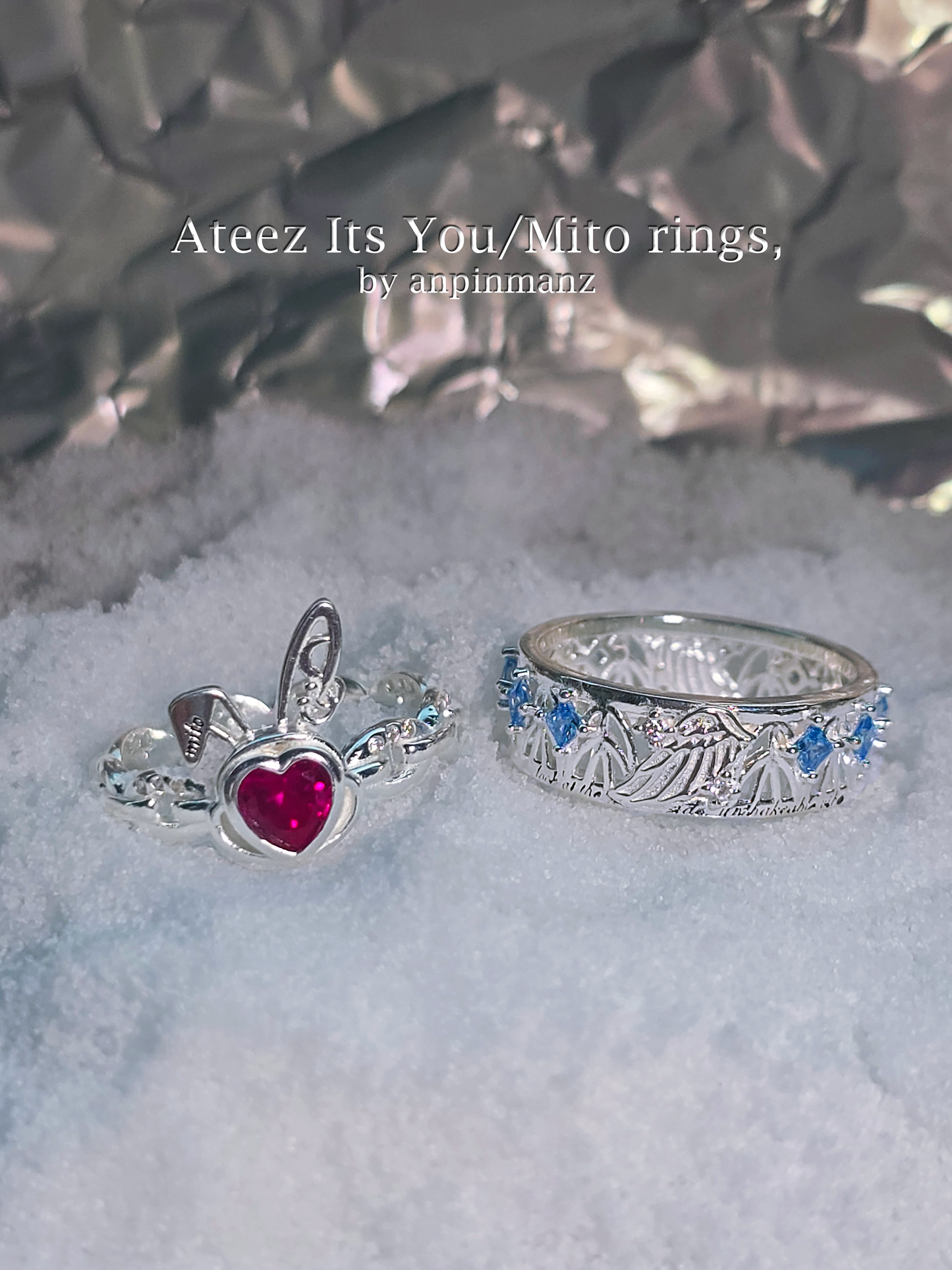 Ateez Its You/Mito rings