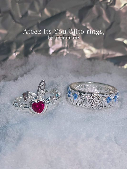 Ateez Its You/Mito rings