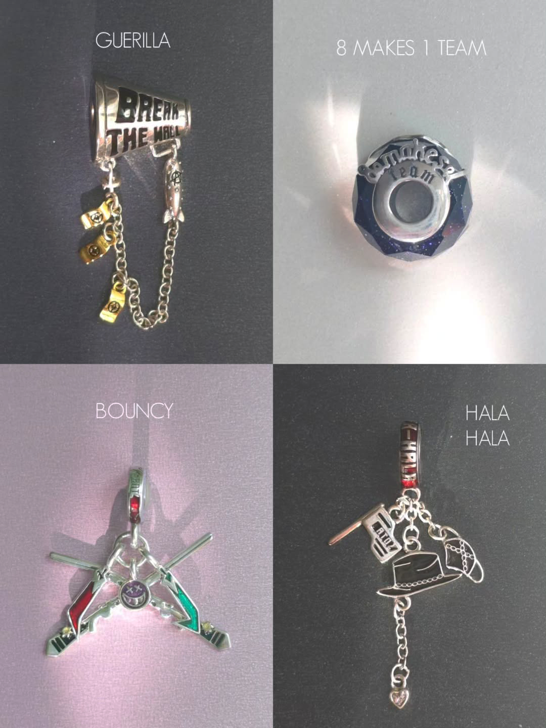 Ateez PROJECT A-Z individual charms