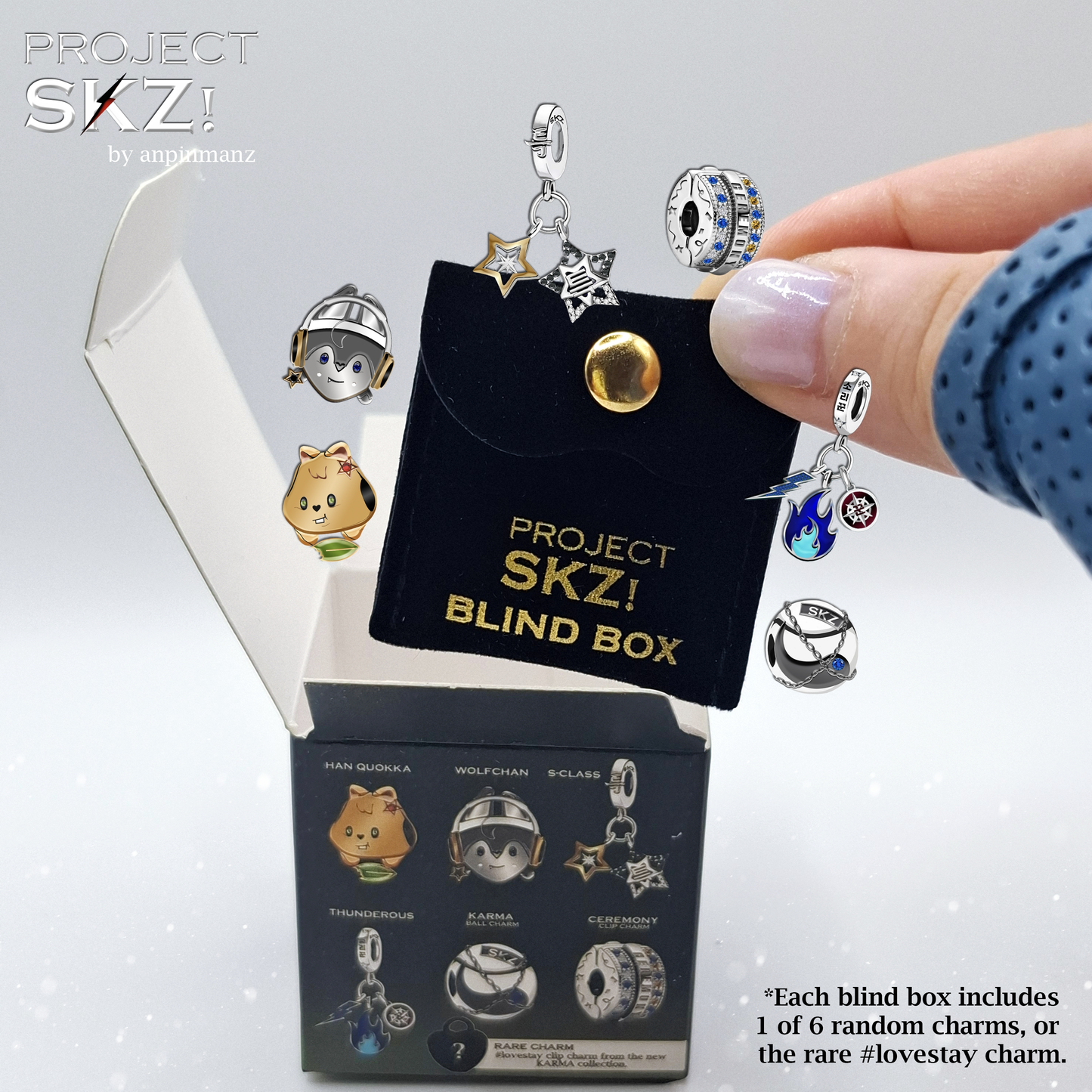 PROJECT SKZ! charm blind boxes