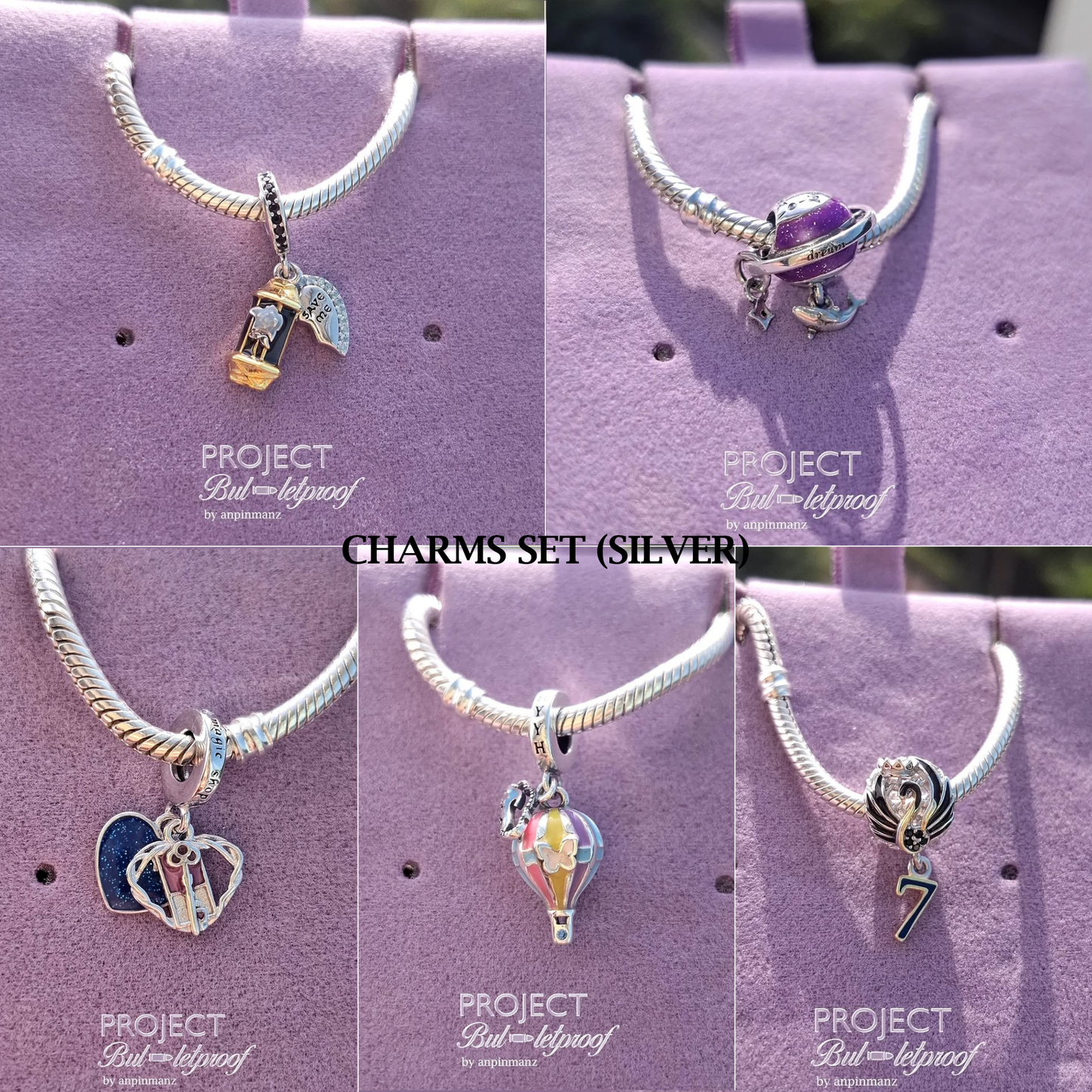 Project Bulletproof CHARMS ONLY set