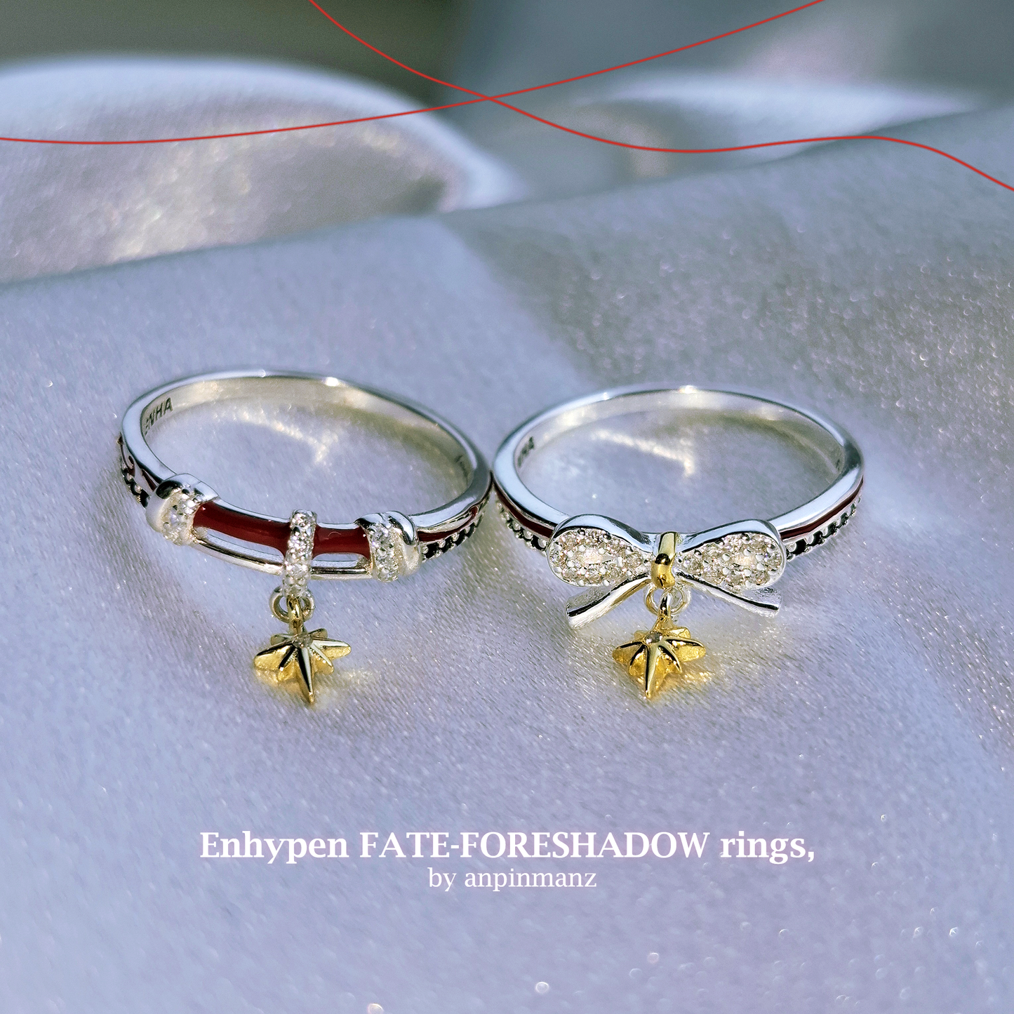 Enhypen Fate x Foreshadow rings