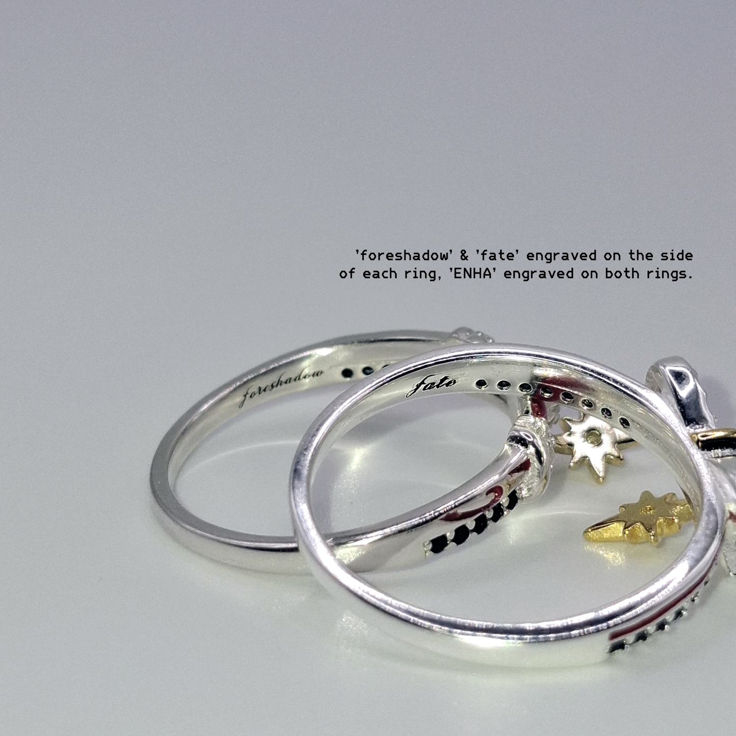 Enhypen Fate x Foreshadow rings