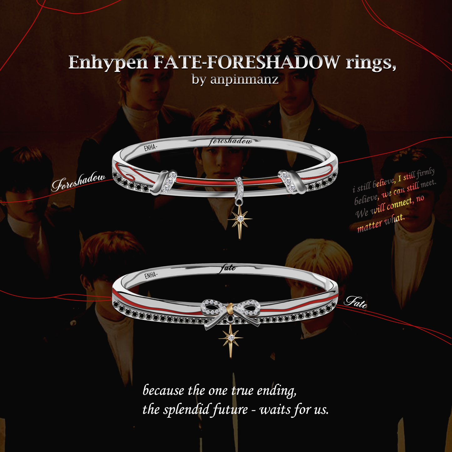 PREORDER: Enhypen Fate x Foreshadow rings
