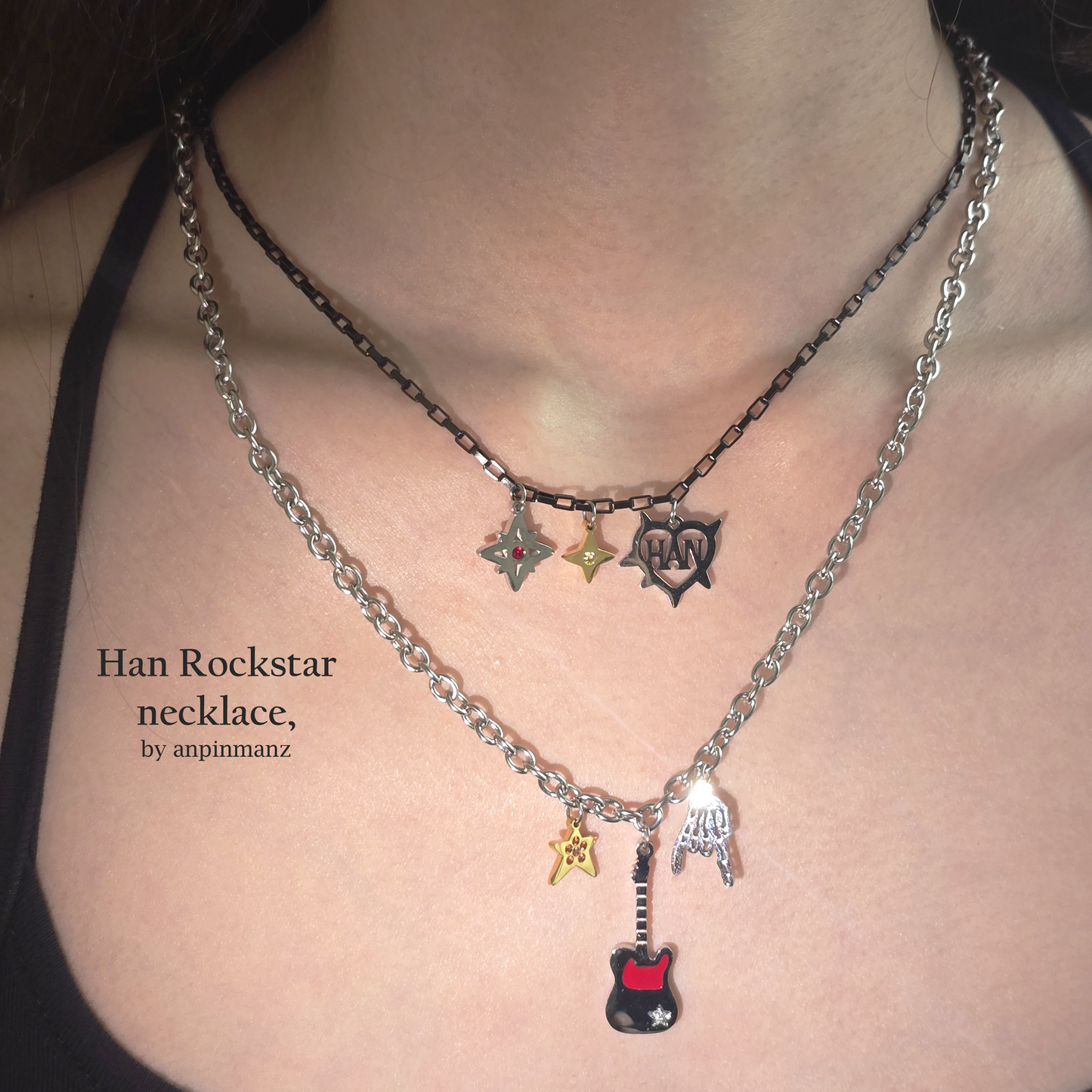Han Rockstar layered necklace