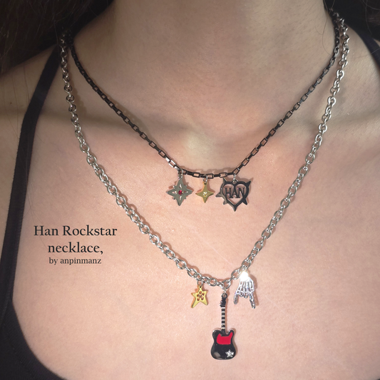 Han Rockstar layered necklace