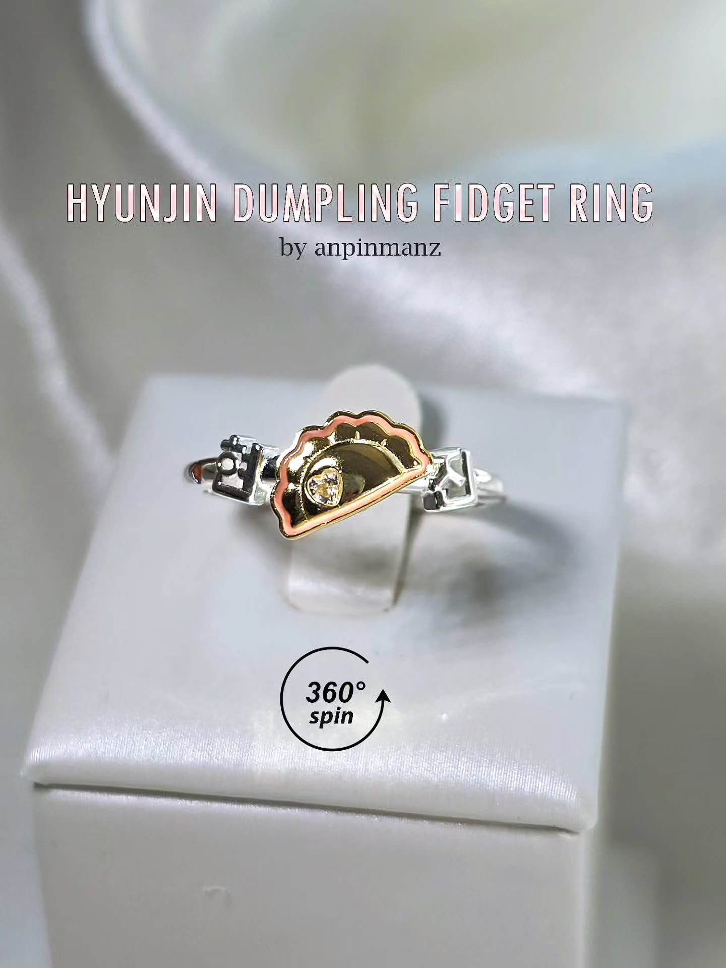 Hyunjin spinning dumpling ring