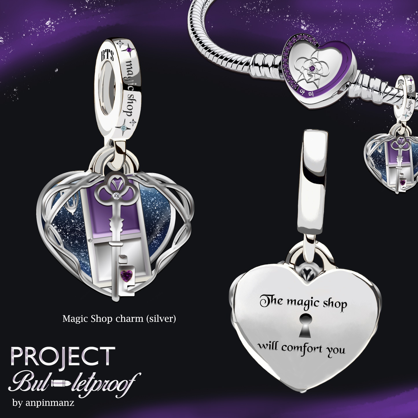 PREORDER: Project Bulletproof CHARMS ONLY set