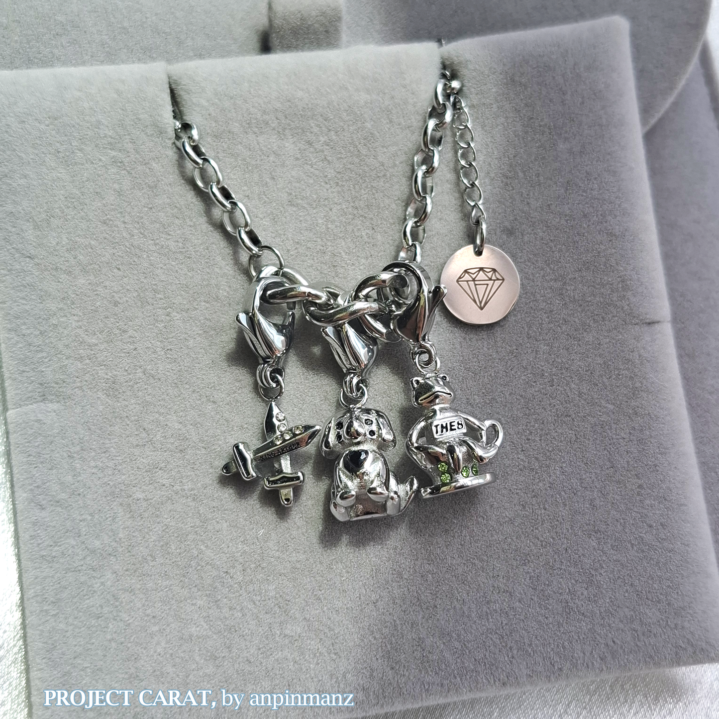 RETIRING: PROJECT CARAT charms/bracelet & necklace