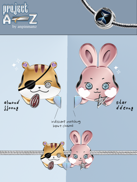 Aniteez PROJECT A-Z charms (preorder)