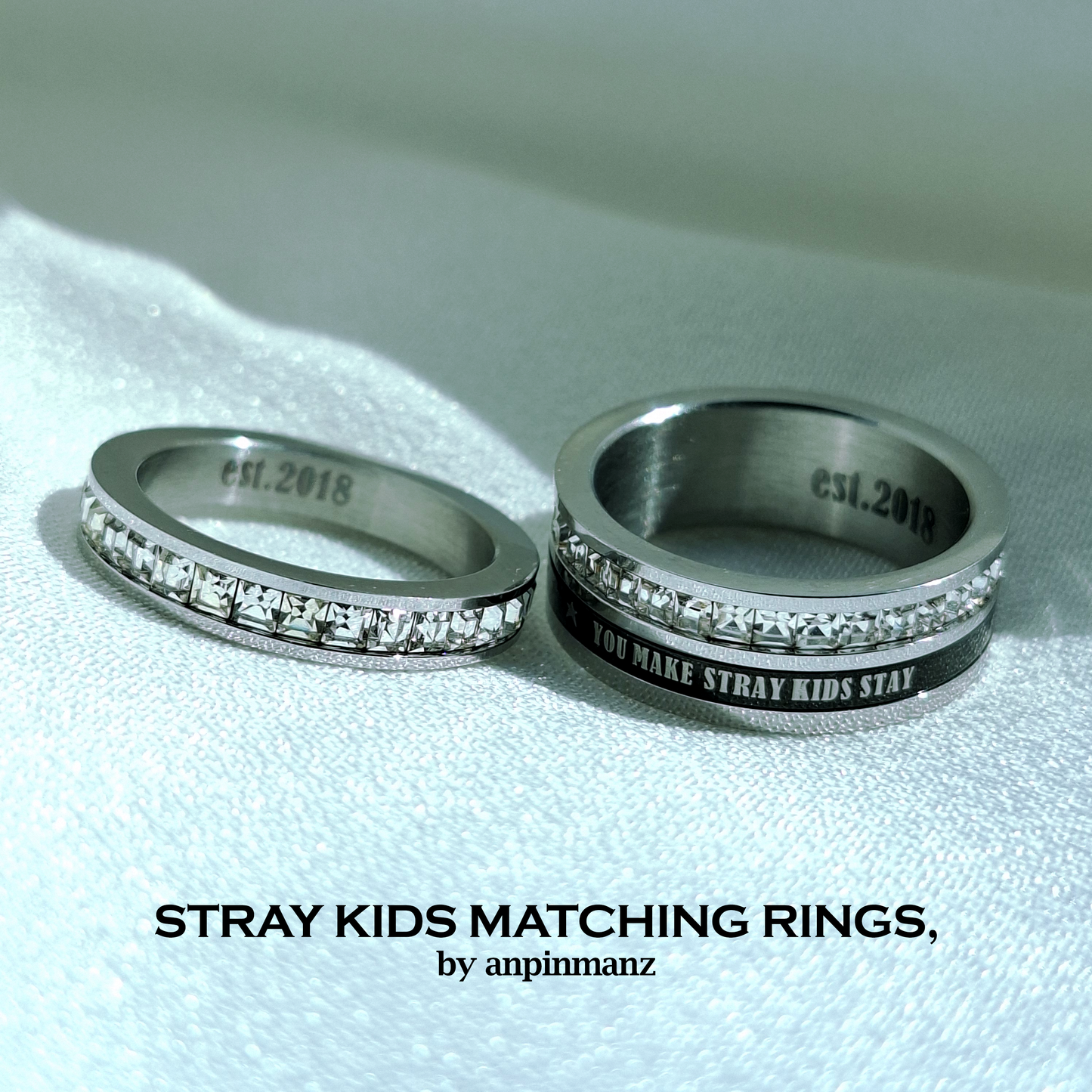 Stray Kids matching ring collection