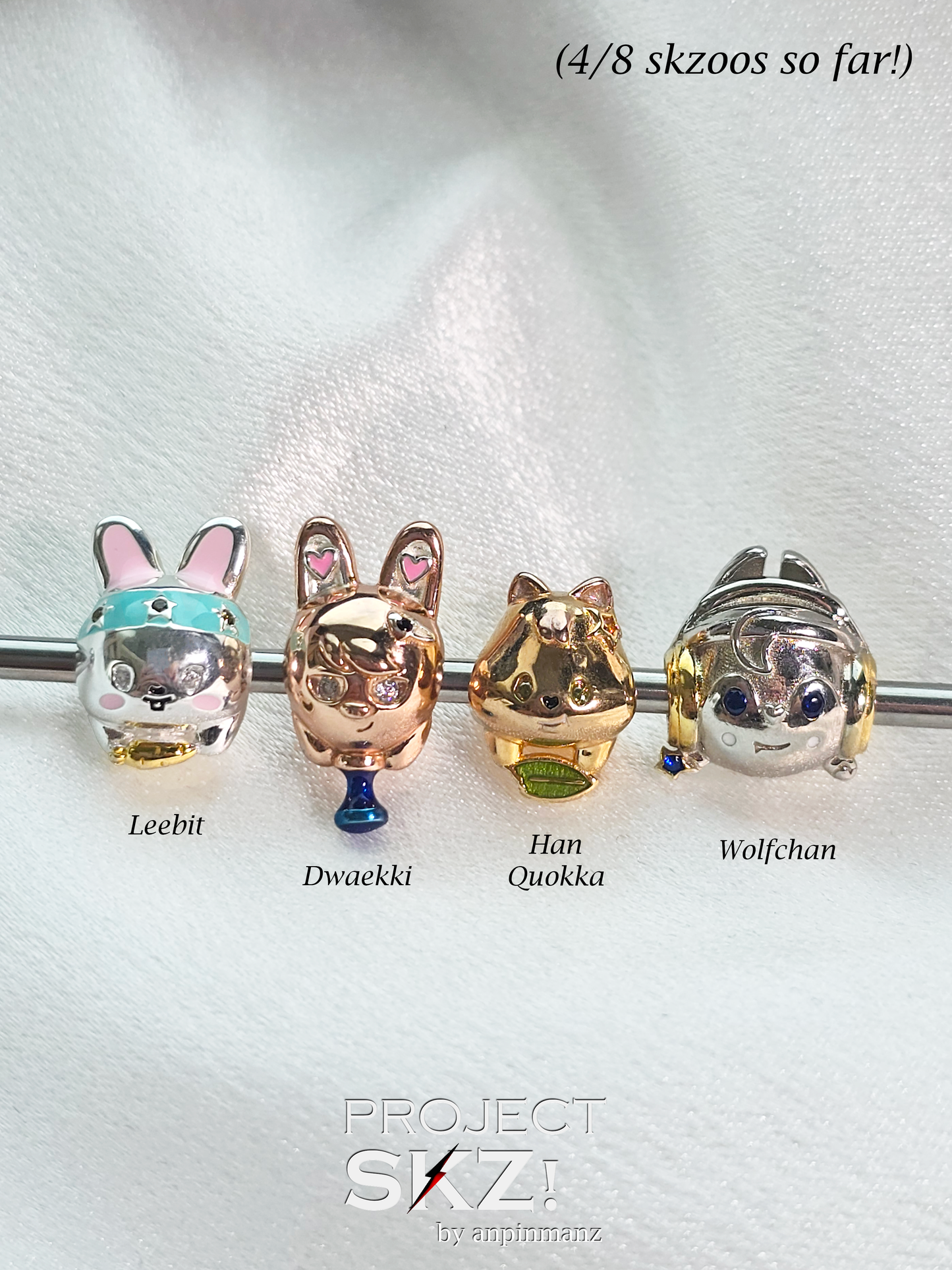 Project SKZ Leeknow & Changbin charms/necklaces