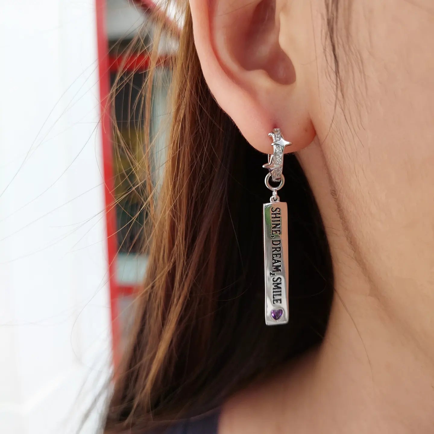 BTS Earrings Hoop Dangle Earrings Kpop Earrings BTS Jimin Earrings Cro –  The Clinda